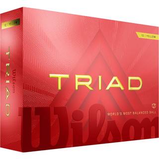 Wilson Triad Golfbolde - Yellow
