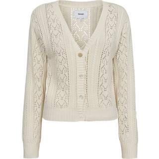 NÜMPH - NUMORELLO CARDIGAN - Pristine - M - Hvid - Knit