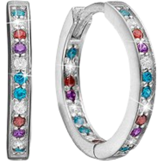 Christina Jewelry Colourful World sølv øreringe med 42 farvede cubic zirkoner