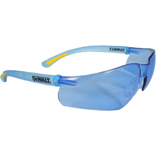 DEWALT DPG52-BC CONTRAKTOR PRO lysebl? h?jtydende lette beskyttende sikkerhedsbriller
