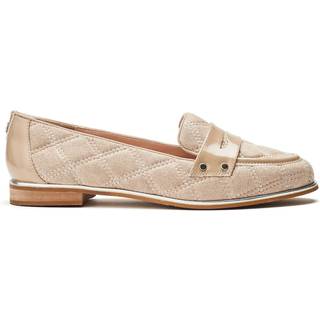 Moda in Pelle Moda in Pelle Animal Fiorela Quilted Smart Comfort Loafers With Saddle Detail