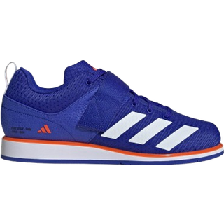 Powerlift 5 vægtløftningssko - Lucid Blue / Cloud White / Impact Orange - 46 2/3