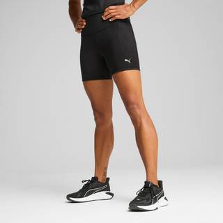 Women&#39;s Puma CLOUDSPUN High-Waist 5&#34; Tight Shorts, Black, Size XL, Sport - White - XL