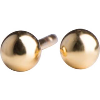 Siersbøl - Guldkugle ørestikker i 8kt. guld (Ø3mm)