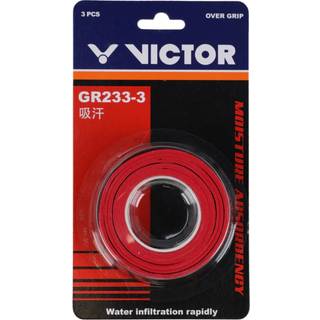 Victor GR233 Overgrip 3-Pack Red