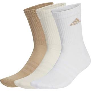 adidas adidas White Ecru 3 Pack Cushioned Crew Socks