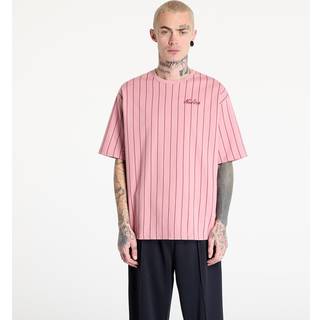 T-shirt New Era Pinstripe Oversized T-Shirt UNISEX Dark Pink L - Dark Pink - L