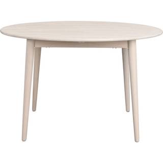 Rowico Home Tyler spisebord Hvidpigmenteret 120-165 x 120 cm