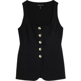 River Island River Island Black Square Neck Waistcoat