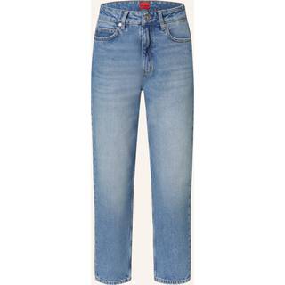 Mom Jeans i behagelig blå denim med stræk