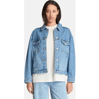 Timberland Women's Archive Denim Jacket Fritidsjakke Damer størrelse S farve blå