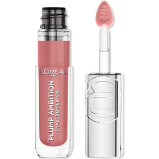 L'Oreal Paris Paradise Plump Ambition Hyaluron Lip Oil 24 HR Lbepleje med Hyaluronsyre Volumiserende lbemakeup med glaslignende glans vrd 601