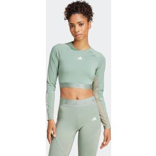 adidas adidas Green/White Hyperglam Long Sleeve