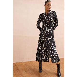 Next Long Sleeves Midi Shirt Dress42