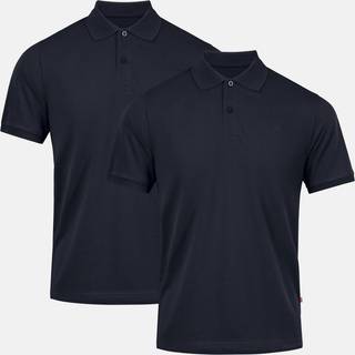 MEN'S ORGANIC COTTON POLO SHIRT - Navy / XL / 2-Pack
