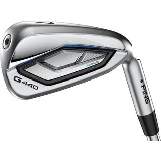 Ping G440 (Black Dot) Herre Jernsæt - Chrome - Højre - 5-9, PW, UW - Ping Alta CB Blue Stiff Grafit