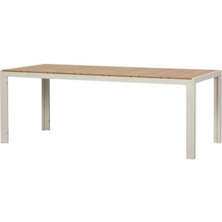 Noah havebord grå,teak dekor.