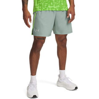 Under Armour Launch Men's 7" Shorts Silica Green / Cyber Green / Reflective S