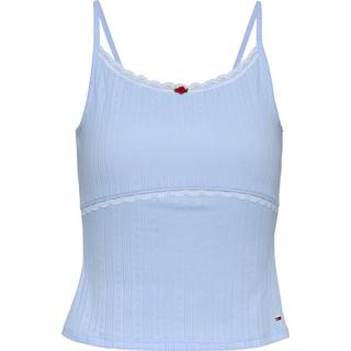 Pointelle Slim Spaghetti Strap Top