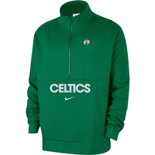 Boston Celtics Club Courtside Nike NBA-trøje med lynlås i halv længde til mænd - grøn - S