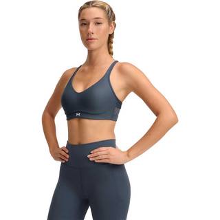 Under Armour Infinity 2.0 Low Women's Sports Bra Downpour Gray / White S D-DD