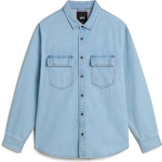 Vans - Palmhill Denim Shirt, Man, Blue, Size: M - Blue - M