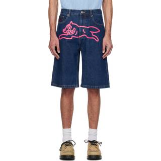 ICECREAM Running Dog Denim Shorts, Blue - 32