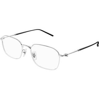 Montblanc Mand MB0414OA 003 Optiske stel Titanium Sølv Transparent Firkantet