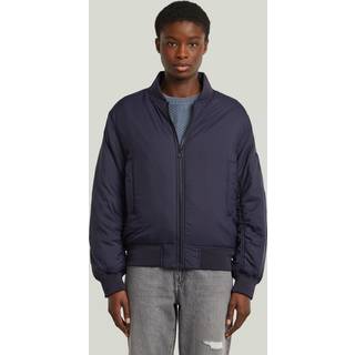 Bomber Padded Jacket - Dark blue - Women