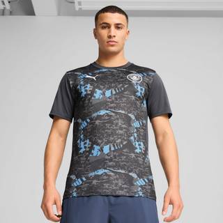 Men&#39;s Puma Manchester City Pre-match Jersey, Gray, Size XXL, Clothing - Cool Light Gray - XXL