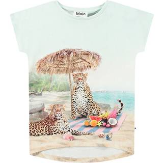 Molo Ragnhilde T-Shirts På Stranden 104cm  Beige  104 cm  kvinde