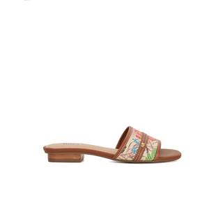 Dune London Dune London Natural Leti Flora Slider Sandals