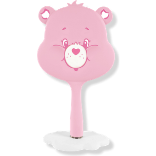 Impressions Vanity Care Bears Cheer LED H?ndholdt Makeup Spejl til Skrivebord Oplyst Rejse Makeup Spejl med aftagelig st?ende base Ultra Bright J