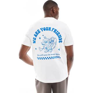 Farah Limscott Graphic T Shirt White