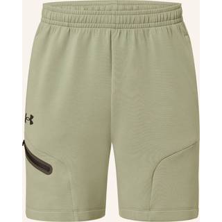 Under Armour Unstoppable Fleece Men's Shorts Silica Green / Black 3XL