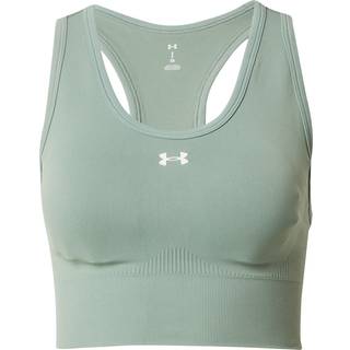 Under Armour Vanish Seamless Women's Mid Sports Bra Silica Green / White L
