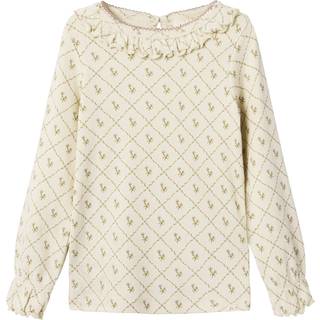 Slim Fit Top Med Lange Ærmer