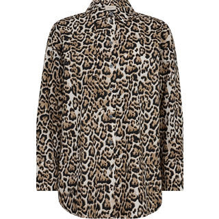 Freequent Skjorte - FQMalay Leopard Str. M Freequent.dk