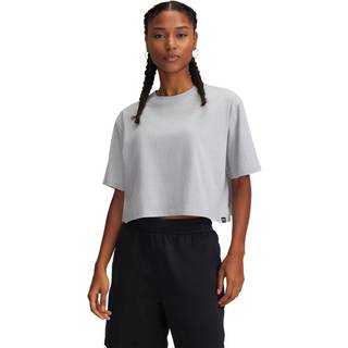Under Armour Rival Women's Short Sleeve Mod Gray Light Heather / Black / White S