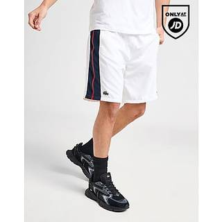 Lacoste Colour Block Poly Shorts, White - 5/L