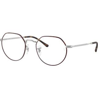 Ray - Ban Unisex RX6465 JACK 3194 Optiske stel Metal Havana Transparent Geometrisk Normal