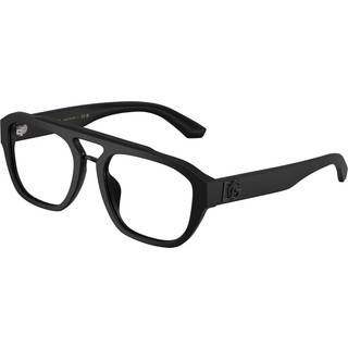 Dolce & Gabbana Mand DG3415 2525 Optiske stel Acetat Sort Transparent Pilot Normal