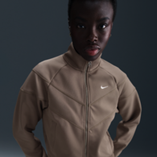 Nike Windrunner-strikjakke til kvinder - brun - XL (EU 48-50)