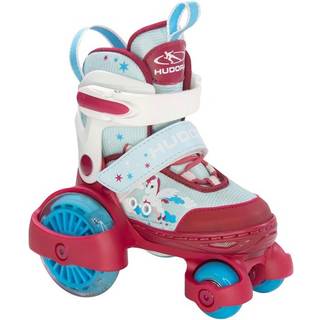 Hudora Roller Skates My First Quad LED Unicorn Size 30-33