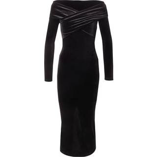 All Saints AllSaints Delta velourkjole - EU 38 (UK 10)