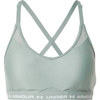 Under Armour Crossback Low Women's Sports Bra Silica Green / White S