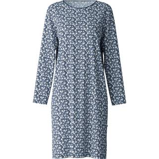 Calida Favourites Sleep Long-Sleeves Nightdress - Navy-2 - X-Large
