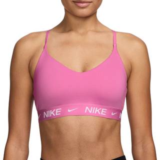 Justerbar Nike Indy-sports-bh med indlæg og let støtte til kvinder - Pink - XS
