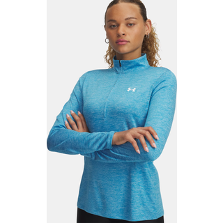 Under Armour Women's Tech 1/2 Zip Twist Sweat& træningsjakke Damer størrelse XXL farve blå