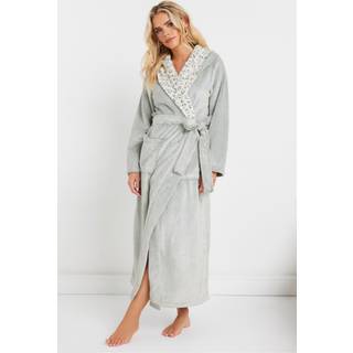 PixieGirl Petite PixieGirl Petite Grey Contrast Animal Maxi Robe